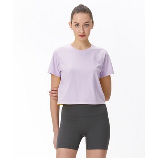 [백화점매장출고] 뮬라웨어 워밍업 크롭 숏 슬리브 티셔츠 AWNETS708