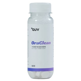 오라클린 구강세정기 텀블러 머그컵 다용도 발포 클리너 60정, 1개, 90g