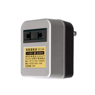 AND-AV 數位 110V 變 220V 電壓調整器 SC-5A 50W 承載功率 台灣製造, 1個
