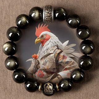 김요석 12지신 타이거 토끼 행운의 팔찌 소원성취 남자 12mm