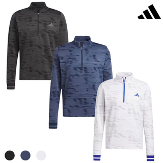 아디다스 골프 SS 봄 간절기 남성 얼티메이트 콜드 레디 집업 긴팔 티셔츠 남자 골프웨어