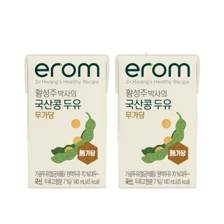 황성주박사의 무가당 국산콩 두유 140ml 24팩