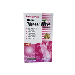 美佳 新富力錠，女性保健，大豆蛋白，多種維生素，維持健康，60錠, 1個, 60份