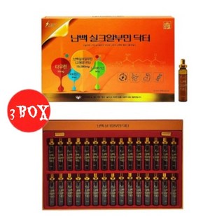 1+1+1 경희대학교 난백 실크알부민 닥터 20ml*30병 쇼핑백동봉, 3박스, 600ml