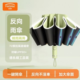 全自動反向摺疊雨傘 雙人兩用 加固抗強風 男 晴雨 加大