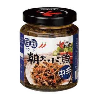 老騾子 蒜香泡菜/蔭鳳梨/桂花酒釀/剝皮辣椒/客家酸菜/朝天蒜蓉辣椒/豆瓣朝天辣椒/豆豉朝天小魚/朝天辣油香筍, 1個, 豆豉朝天小魚辣椒(中辛)