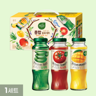 자연은 종합 음료세트 180mL 병 12개 1세트 (알로에 토마토 망고), 자연은 토마토(180ml x12병)
