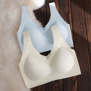 無痕內衣女薄款收副乳防下垂文胸學生背心式防走光無鋼圈聚攏胸罩