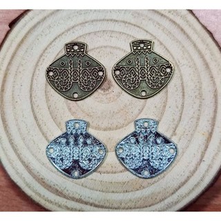 非織不可 原住民DIY材料包 甕幣 銀幣 瑪瑙 錢幣 魯凱族排灣族配件, 1個, 100個350元