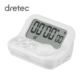 드레텍 스터디 타이머 스톱워치 공부타이머 T-629, 1개, 화이트