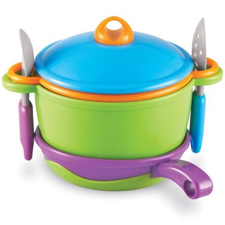 러닝리소스 LER 9257 뉴 스프라우츠 조리 도구 세트 역할놀이, 1개