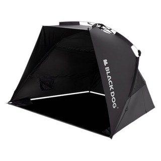 BLACKDOG 아웃도어 파빌리온 선쉐이드 원터치 자동 캠핑 텐트 250x160x149 CBD2300ZP019, 블랙, 1-2인용