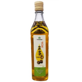 虎尾鎮農會 苦茶油 雲林在地小果冷壓榨取 健康養生首選 食用油, 1個, 560ml