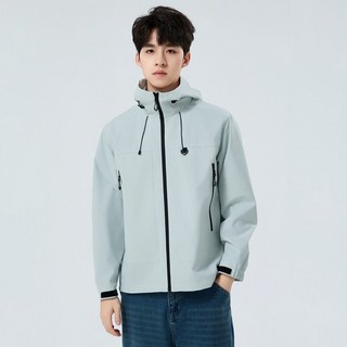 情侶款防風防水沖鋒衣夾克 春季運動休閒保暖外套