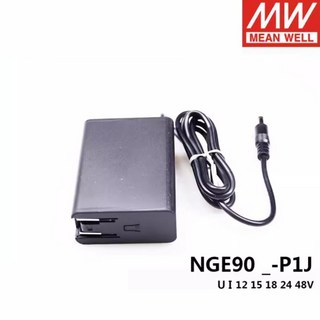 호환 Mean Well NGE90 12V AC-DC 신뢰할 수 있는 벽걸이형 교체형 그린 어댑터, 01 NGE90E18-P1J, 01 90W
