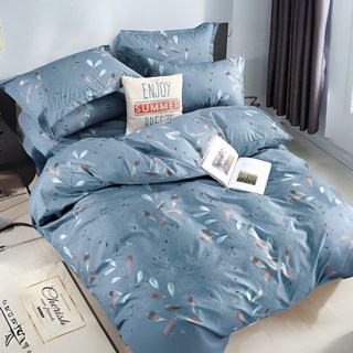 緻品家居 極緻抗菌雲織棉 床包組 台灣製造 R36 夏風葉影 單人雙人加大特大適用