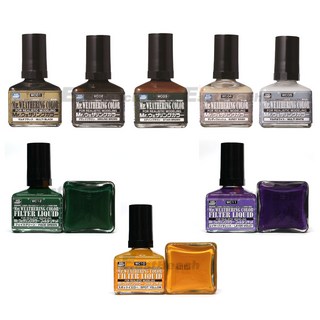 Mr 웨더링컬러 모형 프라모델 디오라마 풍화 먼지 녹표현 전차 비행기 건담 함선 자동차, Mr WC03 스태인브라운 (붓포함), 1개