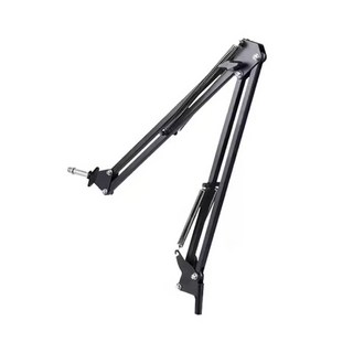 桌面懸臂支架 直播麥克風架 旋轉支架, 1個, 黑色