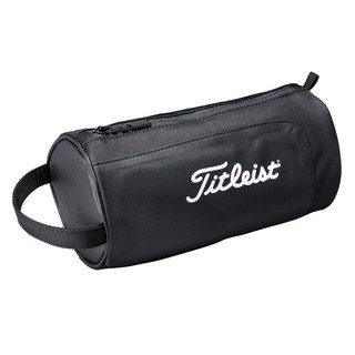 Titleist 圓形高爾夫手拿包 標準版 TA23NGVPK, 1個, 黑色