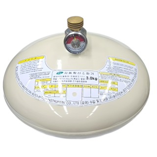 HTC 자동확산 소화기 3kg [브라켓 포함] 분사식 KFI 국가검증 창고 변전실 세탁실 보일러실 천정형, 1개