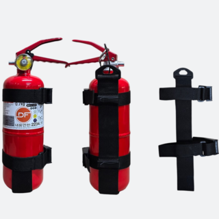 국산 DF 대동소방 / 차량용 소화기 0.7kg / 소화기 + 스트랩 세트상품 / 소형 중형 대형 승용차 SUV 자동차검사 설치용, 700g, 1개