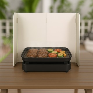 오토림 접이식 가스레인지 가림막 가스렌지 인덕션 가드 기름튐김방지가드 기름막이, 1개