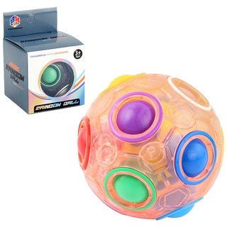 魔方彩虹球, 紅色