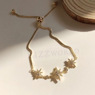 鋯石星星手鍊 C286