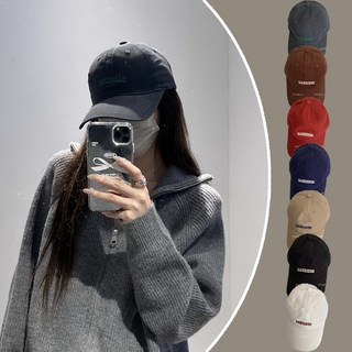 여성 모자 레터링 야구캡 얼굴 작아보이는 빅사이즈 모자 대두 볼캡 double in in ACC0594