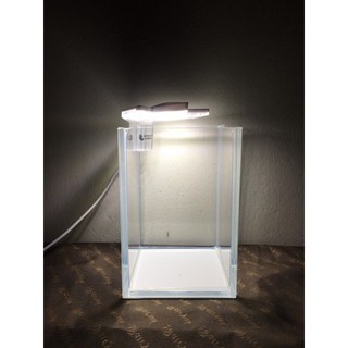 邦邦水族 【超白缸 立方套缸組 10*10*15cm】 鬥魚 金魚 烏龜 水草 造景, 1個, 超白