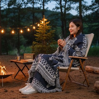 쁘띠끄 감성 캠핑 담요 이불 블랭킷 8종