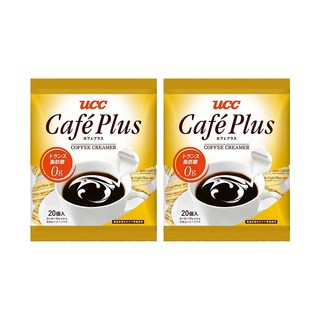 일본 UCC 카페 플러스 액상 커피 크리머 트랜스 지방 0g 20개입 X 2개