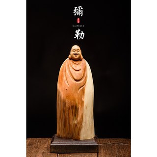 太行山崖柏根雕 彌勒佛隨形根雕 崖柏木雕藝品 yo032, 1個