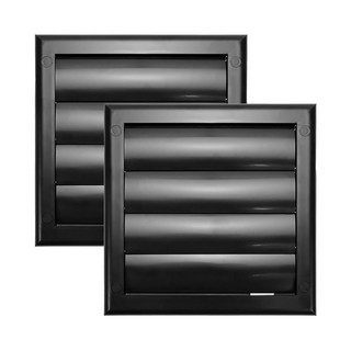 구 시스템 4인치 7 5인치 x 배기 커버 검은색 건조기 후드 루버 드라이어 덕트 캡 단방향 플라스틱 공기 그릴, 2, Brown, 브라운