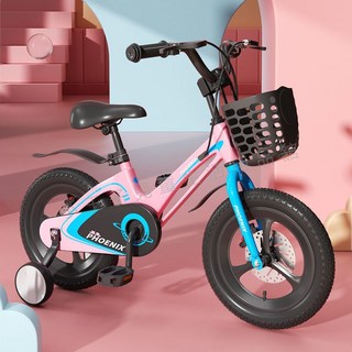 品牌直銷 兒童自行車 中大童腳踏車 免安裝鎂合金車架 輕盈堅固 雙剎安全 舒適單車 新款三輪車, 一體輪+雙碟剎（活力橙）,12寸, 1個