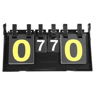 윈라이트 스포츠 경기 점수판 접이식 스코어보드, 1개, 블랙