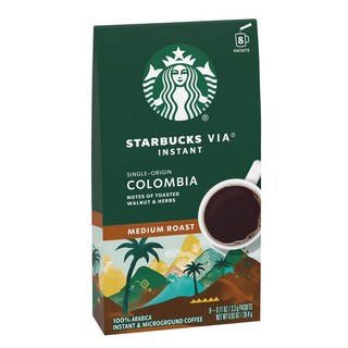 스타벅스 비아 인스턴트 미디엄 로스트 컬럼비아, 8개입, 2개