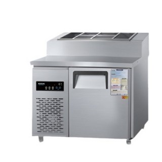 그랜드우성 900 김밥 토핑냉장고 영업용 올스텐 디지털 절전형 CWSM-090RBT(15) 기계실좌측