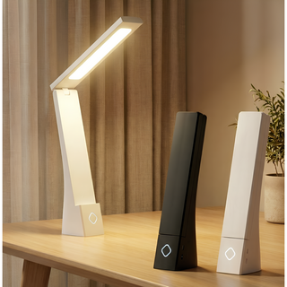 초경량 시력보호 루미폴드 접이식 led 스탠드, 화이트