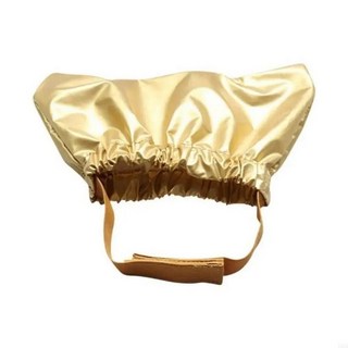 Dropshipping 귀 방수 동물 모자 동물 애완 목욕 애완 모자 안티 목욕 용품 캡 물 샤워 고양이 두건 고양이 미용 조절, 금, M, 1개, 5. Golden M