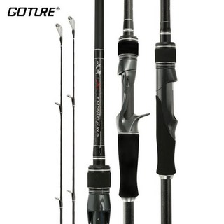 Goture-MH + H 더블 팁 낚싯대 30T 탄소 섬유 스피닝 캐스팅로드 1.83m-2.4m 루어로드 바닷물 담수 7-45g, 05 spinning 2.4m