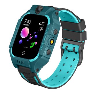 跨境兒童智能電話手錶移動小學生防水拍照微聊smart watch, ANT+, 1cm, Q19-2g綠色外貿版本(外貿版本):1
