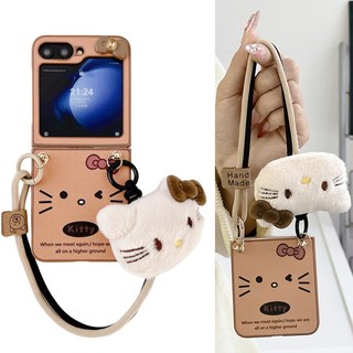 핸드폰케이스 갤럭시 z플립7 z플립6 z플립5 z플립4 브라운 캣츠 휴대폰케이스