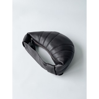 綿羊皮腋下包 小衆設計 百搭可頌包 牛角包 單肩包 斜挎包, 小號咖啡色