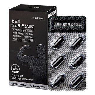 코오롱제약 초임계 쏘팔메토 30g, 1개, 30정
