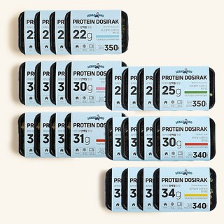 [밀투고] 냉동 단백질도시락 대용량 양많은 고단백 벌크업 다이어트 맛있는 간편 직장인 헬스 식단 닭가슴살 부채살 돈등심, 24개, 340g