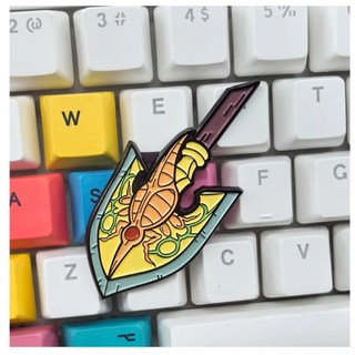 台灣現貨 JOJO奇妙的冒險 替身覺醒蟲箭胸針別針 金屬磁吸徽章胸章, 1個