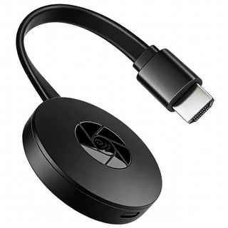 AIVK G2無線同屏器 手機投屏器 iphone安卓 手機轉接電視 電視棒hdmi手機轉電視 投屏器hdmi轉接器, 1個, G2, 黑色