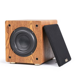 사운드 65인치 하이파이 시어터 유닛 서브 북쉘프 홈 우퍼 스피커 노래방, 3 우드그레인 우퍼