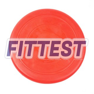 Fittest 飛盤 安全矽膠遊戲飛盤 體能訓練飛盤，戶外休閒運動首選，安全耐用，親子互動最佳玩具, 紅, 1個